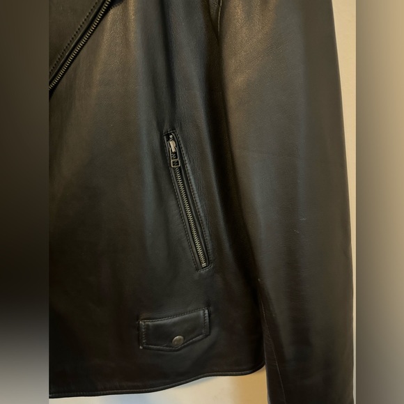 Nordstrom B.P. Alex Costa Leather Motorcycle Jacket - L - Large - Picture 8 of 9